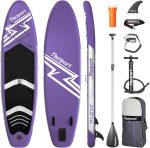 Premium Stand Up Paddle Board, Yoga Board with Durable SUP Accessories & Carry Bag | Wide Stance, Surf Control, Non-Slip Deck, Leash, Paddle and Pump for Youth & Adult - Image 6